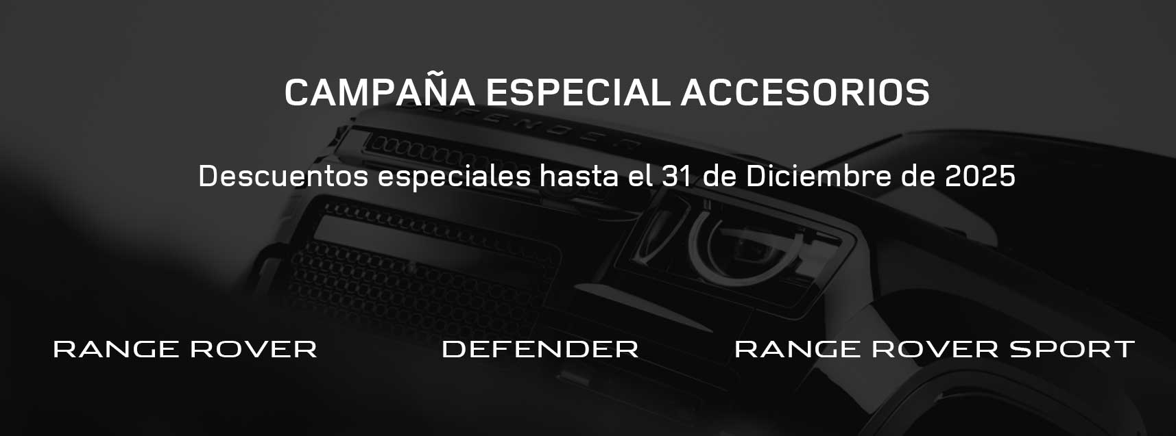 Descuentos especiales en accesorios hasta final de año